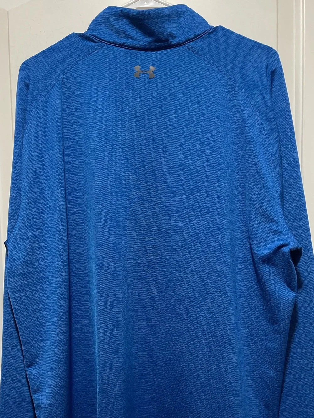 UA Long-sleeve Pullover AUA Tech 2.0 1/2 Zip Royal Blue Heathered XXL Loose Fit